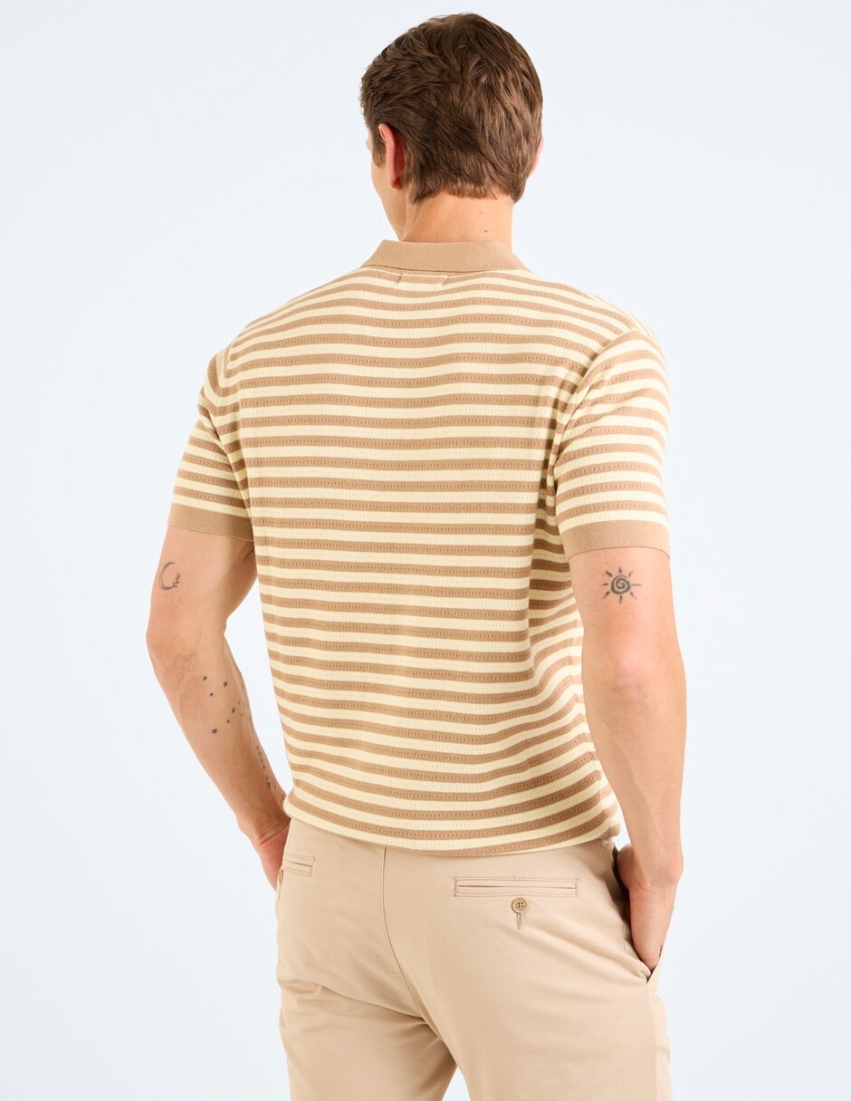 Playera tipo polo Scappino para hombre