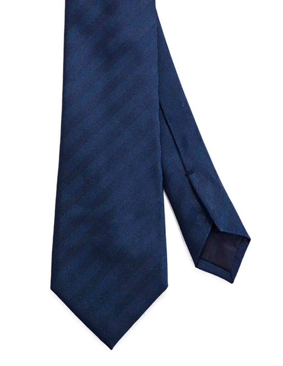 Corbata regular de seda estampado a rayas para hombre