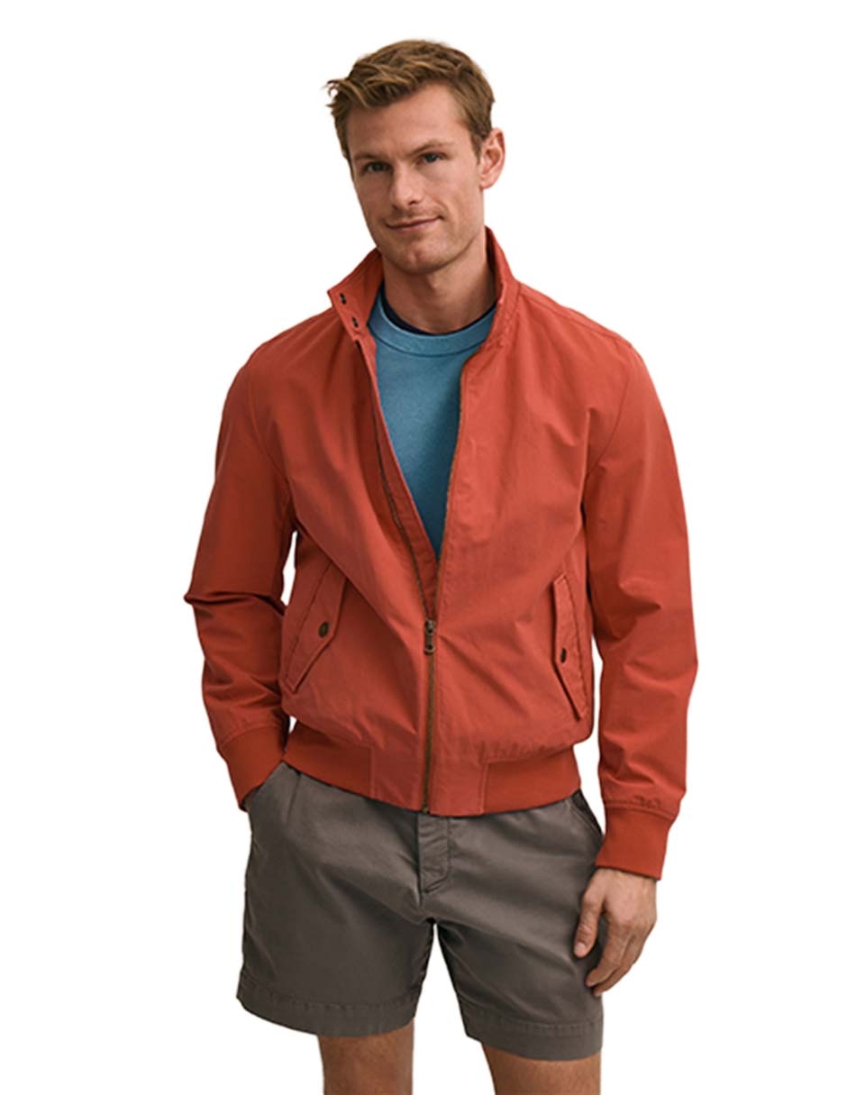 Chamarra harrington brooks brothers con bolsillos para hombre