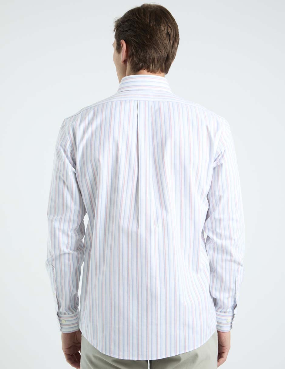 Camisa casual de algodón manga larga para hombre 5