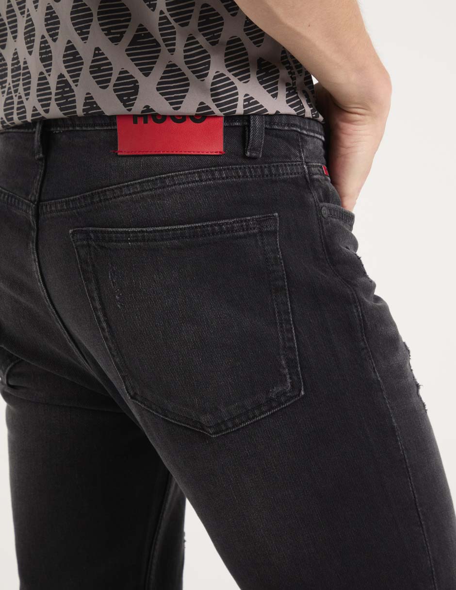 Jeans slim Hugo S26 lavado obscuro para hombre