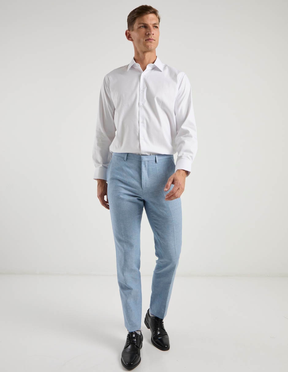 Pantalón formal regular slim hugo para hombre