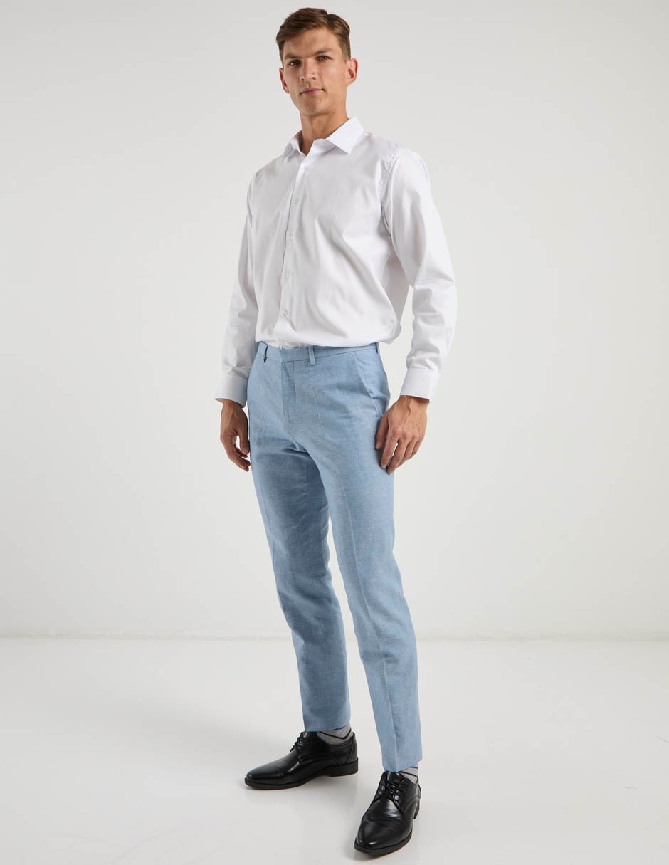 Pantalón formal regular slim hugo para hombre