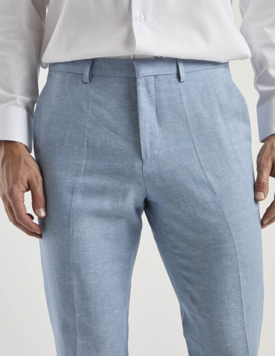 Pantalón formal regular slim hugo para hombre