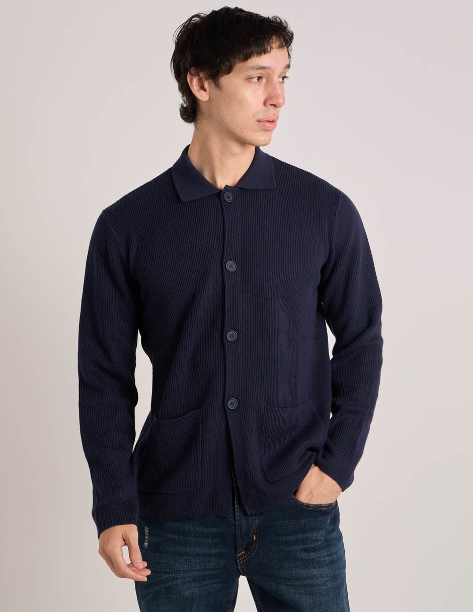 Suéter cuello v para hombre 2