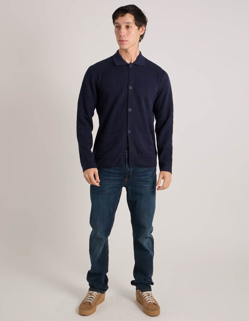 Suéter cuello v para hombre 3