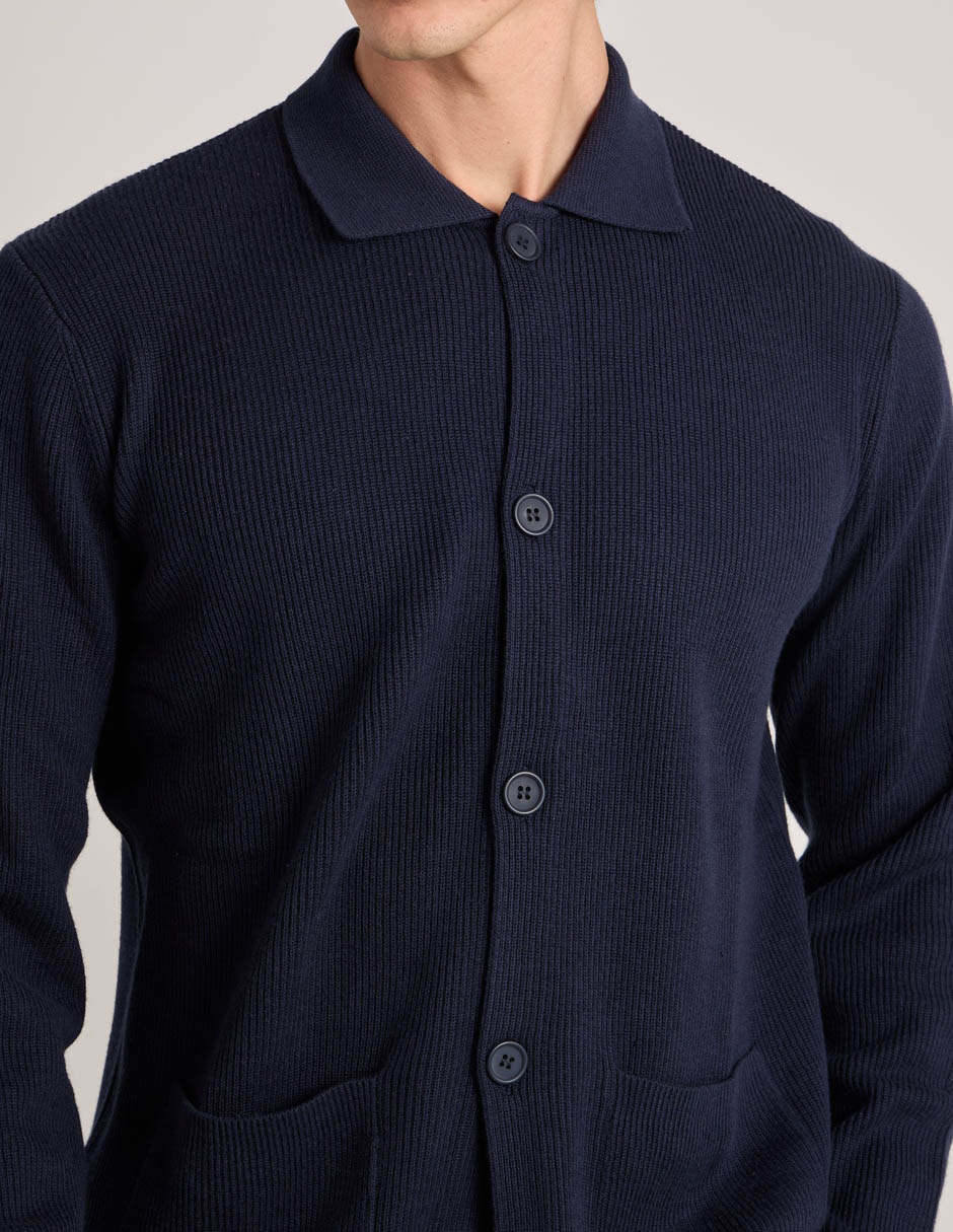 Suéter cuello v para hombre 4