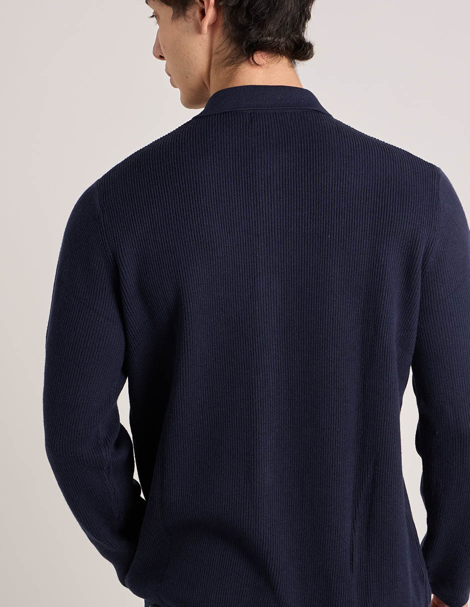 Suéter cuello v para hombre 5