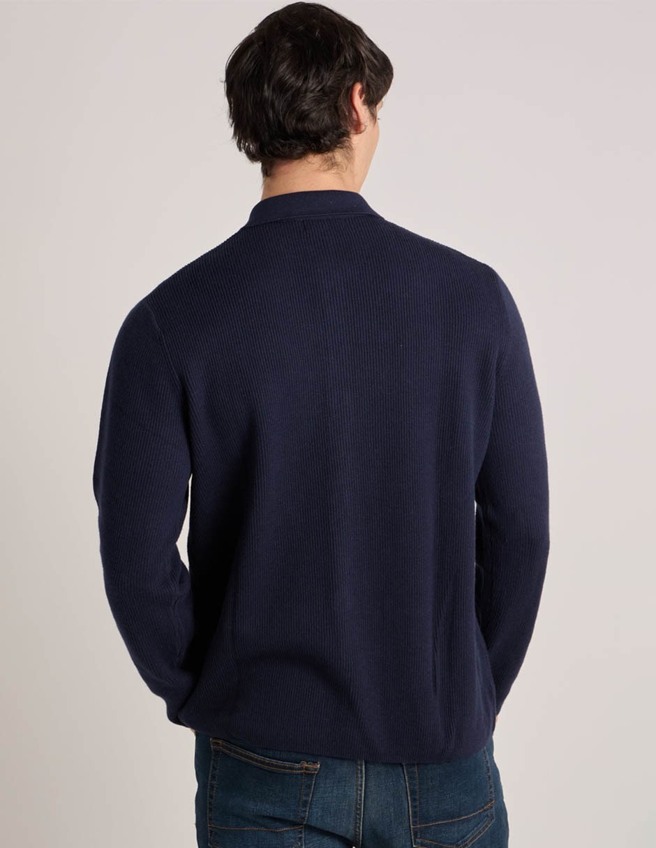 Suéter cuello v para hombre 6