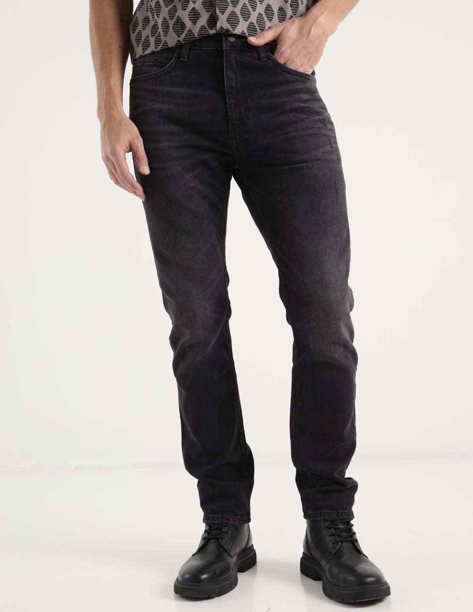 Jeans slim lavado obscuro para hombre Jeans slim lavado obscuro para hombre