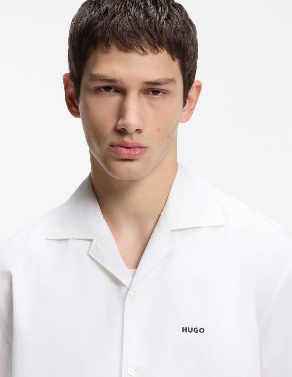 Camisa casual de algodón manga corta para hombre 4