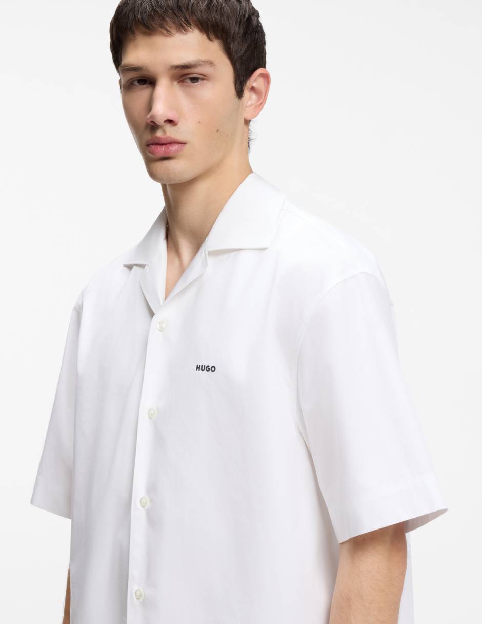 Camisa casual de algodón manga corta para hombre 5