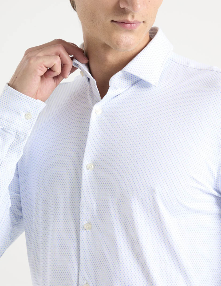 Camisa casual manga larga para hombre 3