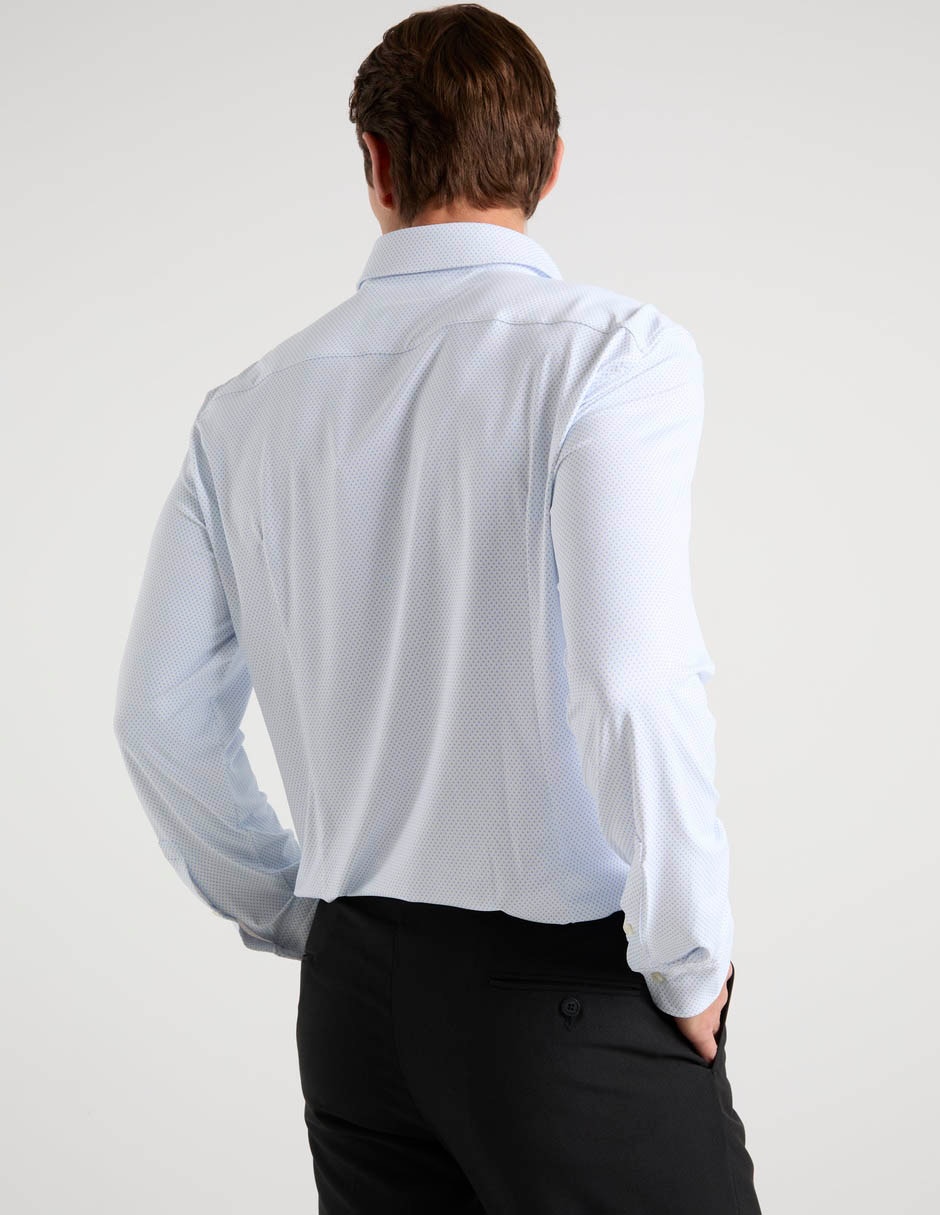 Camisa casual manga larga para hombre 6
