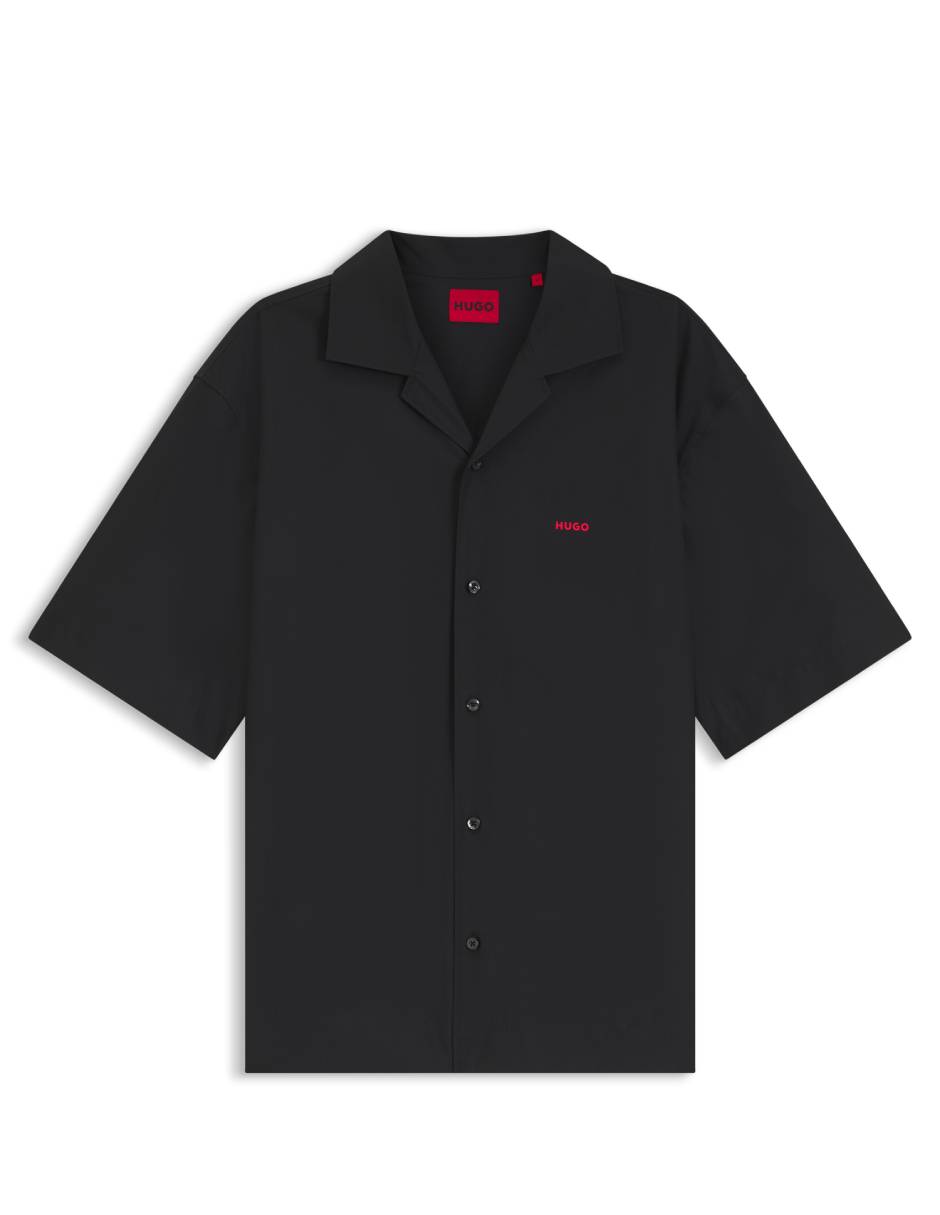 Camisa casual Hugo de algodón manga corta para hombre