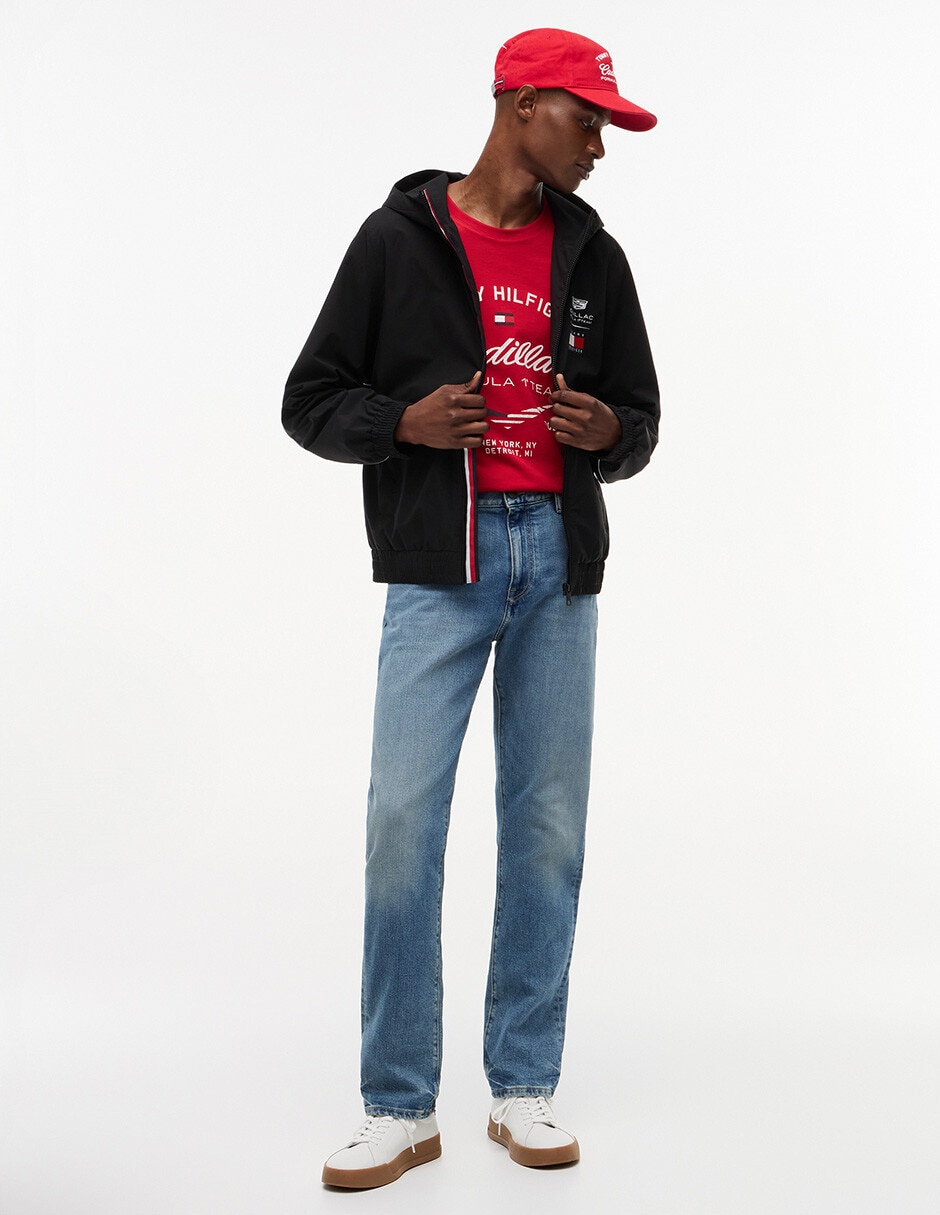 Chamarra casual Cadillac F1 Script con capucha para hombre 7
