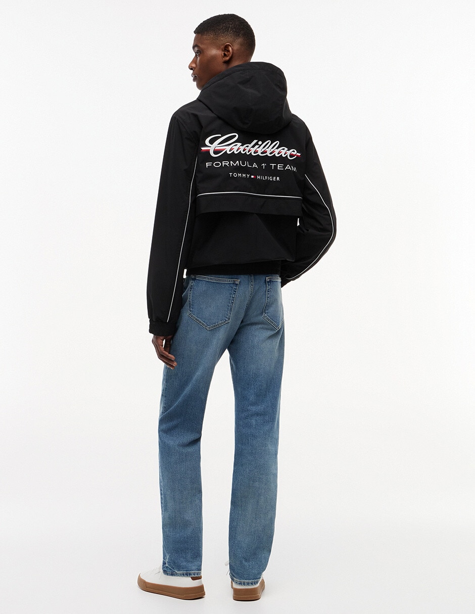 Chamarra casual Cadillac F1 Script con capucha para hombre 9