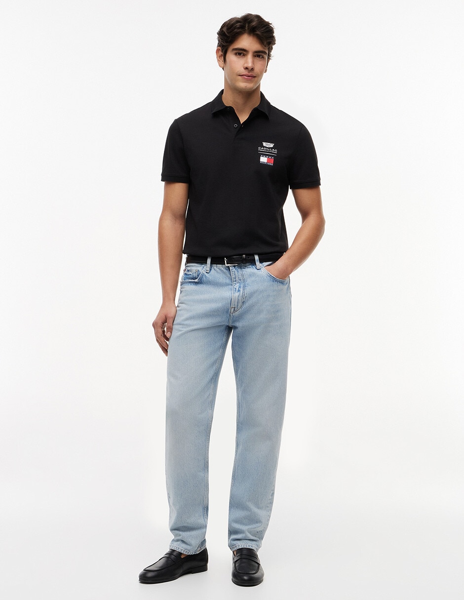 Playera tipo polo hilfiger cadillac f1 para hombre 3