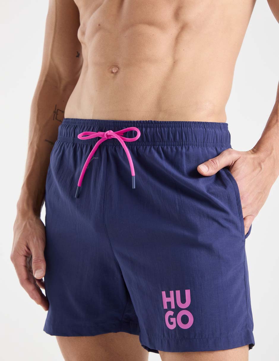Traje de baño hugo con bolsillos para hombre