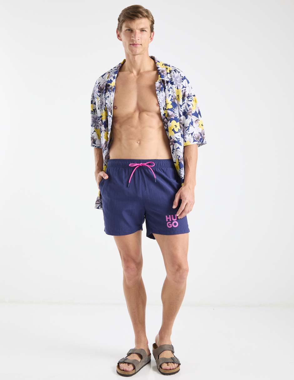 Traje de baño hugo con bolsillos para hombre
