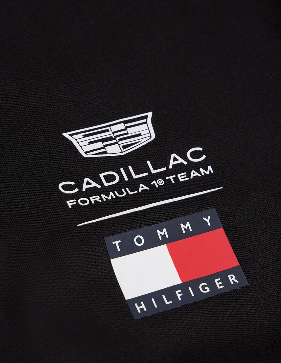Playera Tommy Hilfiger Cadillac F1 Co-Branded cuello redondo para hombre