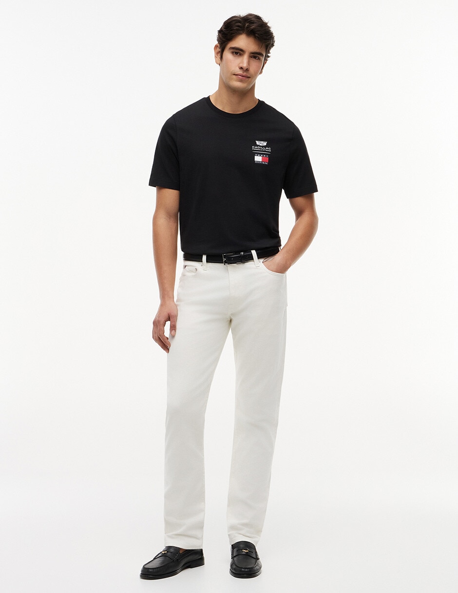 Playera Tommy Hilfiger Cadillac F1 Co-Branded cuello redondo para hombre