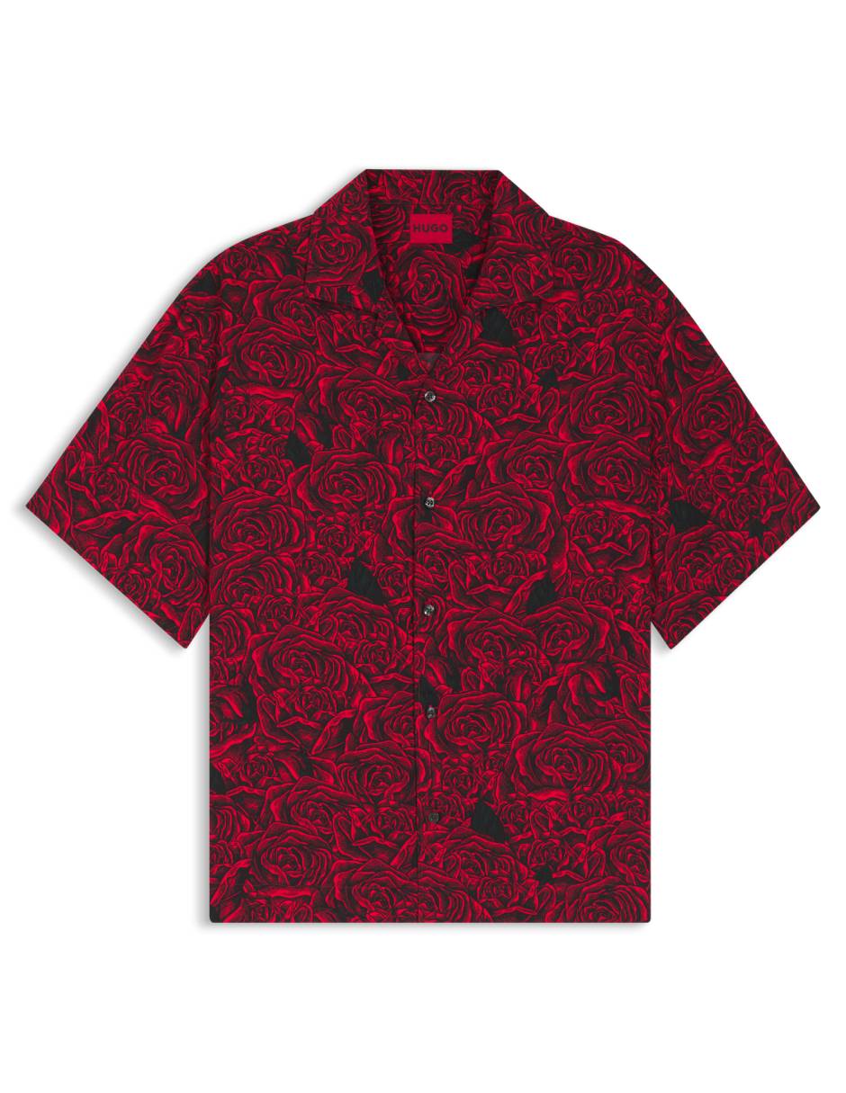 Camisa casual Hugo manga corta para hombre