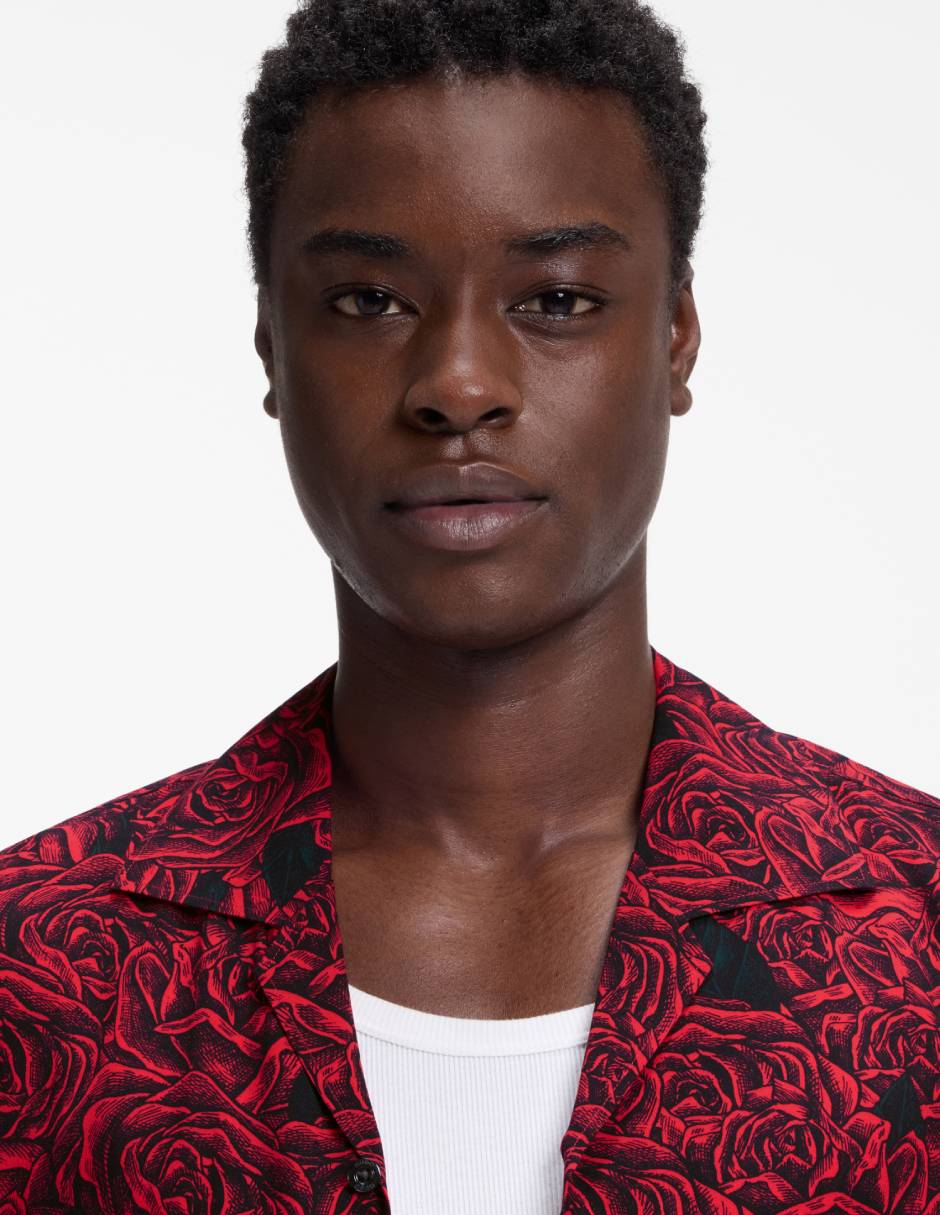 Camisa casual Hugo manga corta para hombre