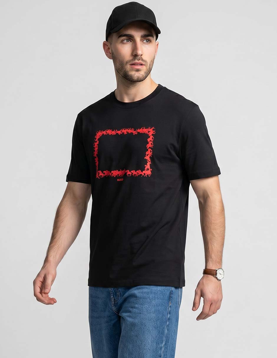 Playera cuello redondo para hombre