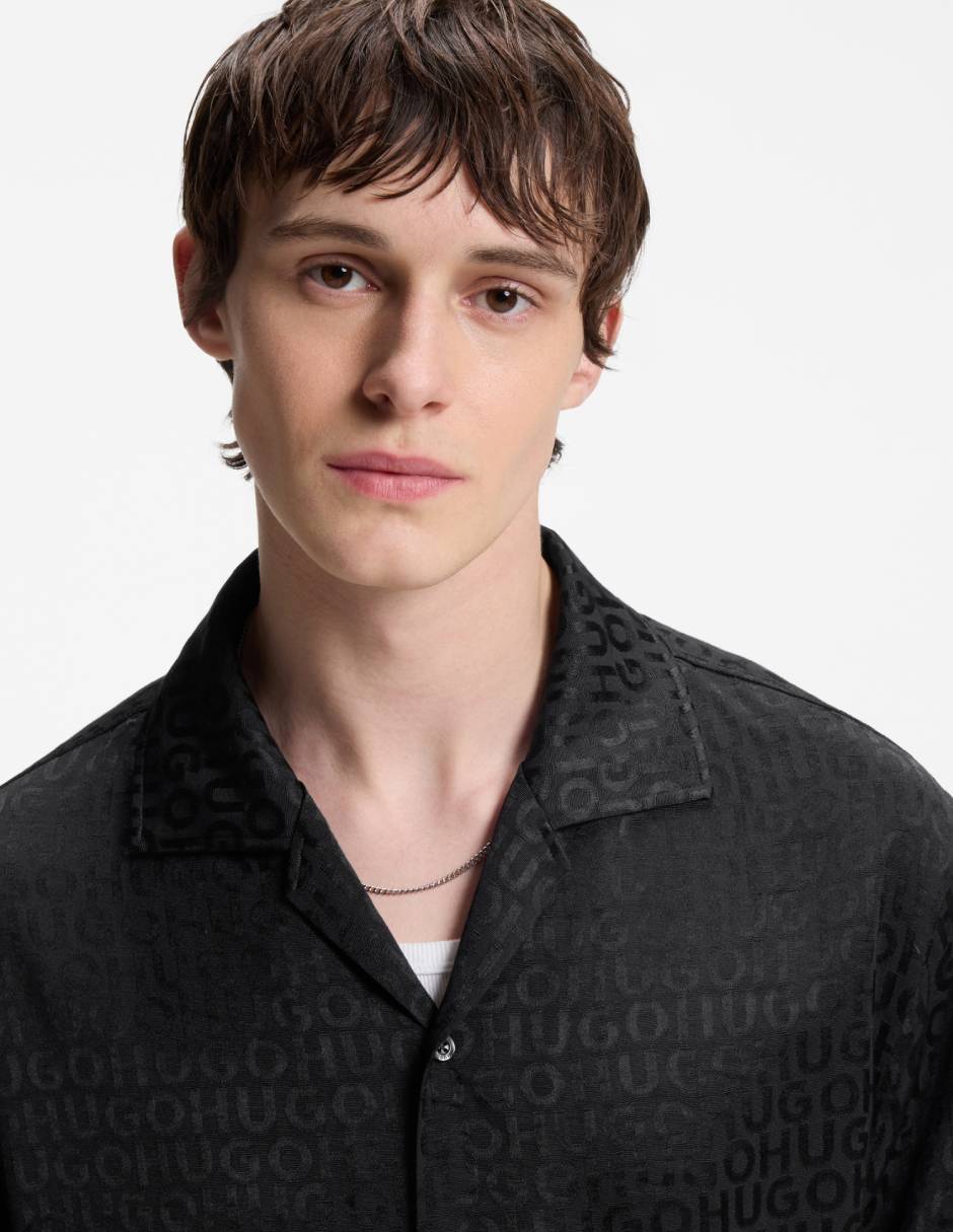 Camisa casual Hugo manga corta para hombre
