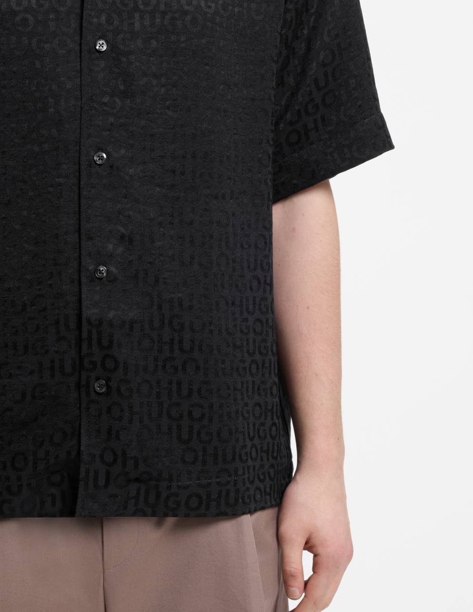 Camisa casual Hugo manga corta para hombre