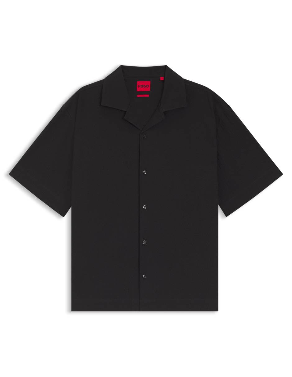 Camisa casual Hugo de algodón manga corta para hombre