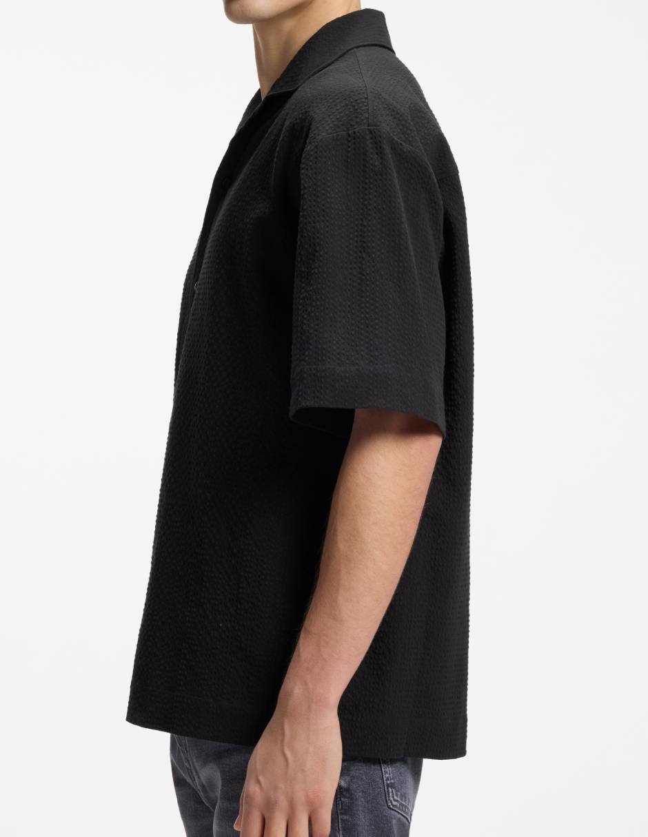 Camisa casual Hugo de algodón manga corta para hombre
