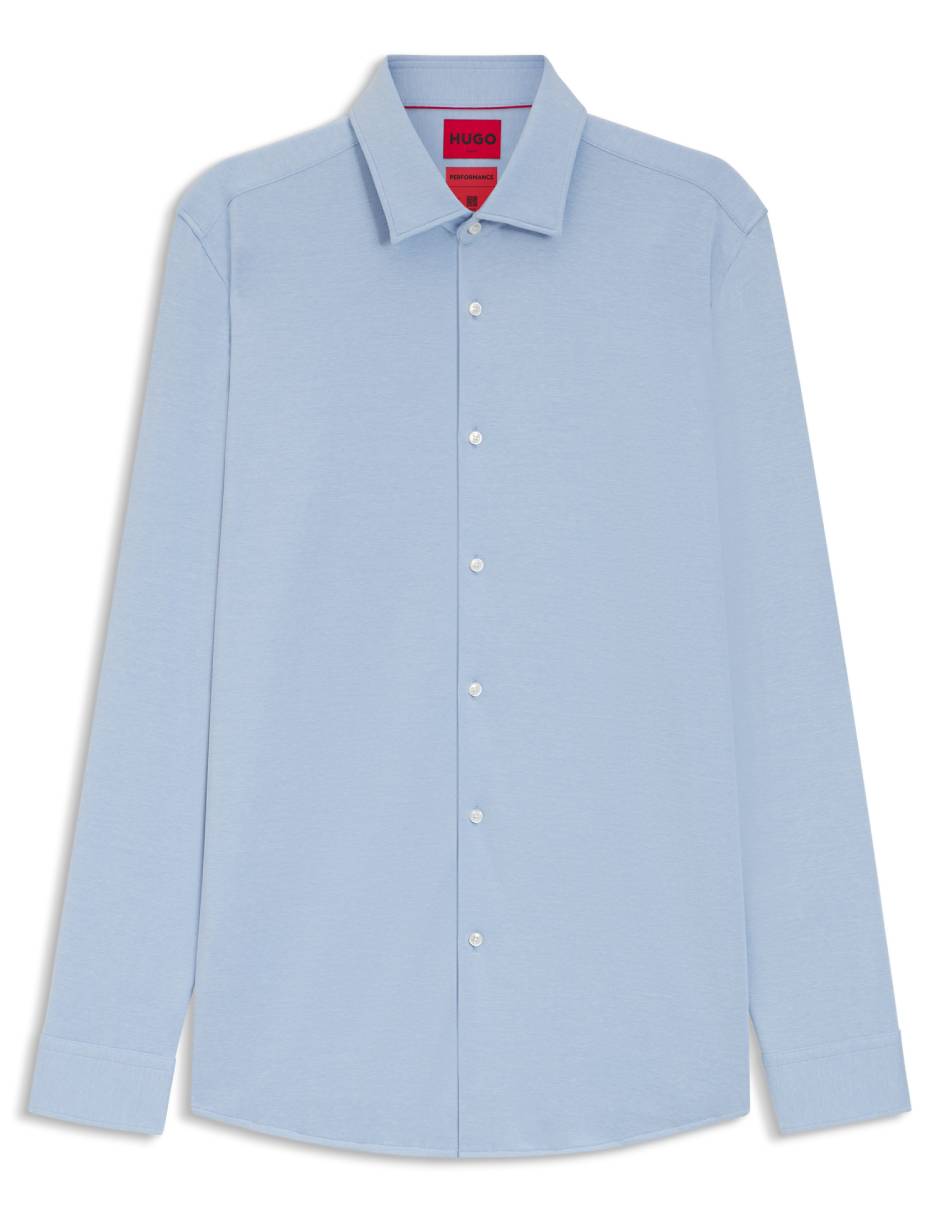 Camisa casual de algodón manga larga para hombre 2