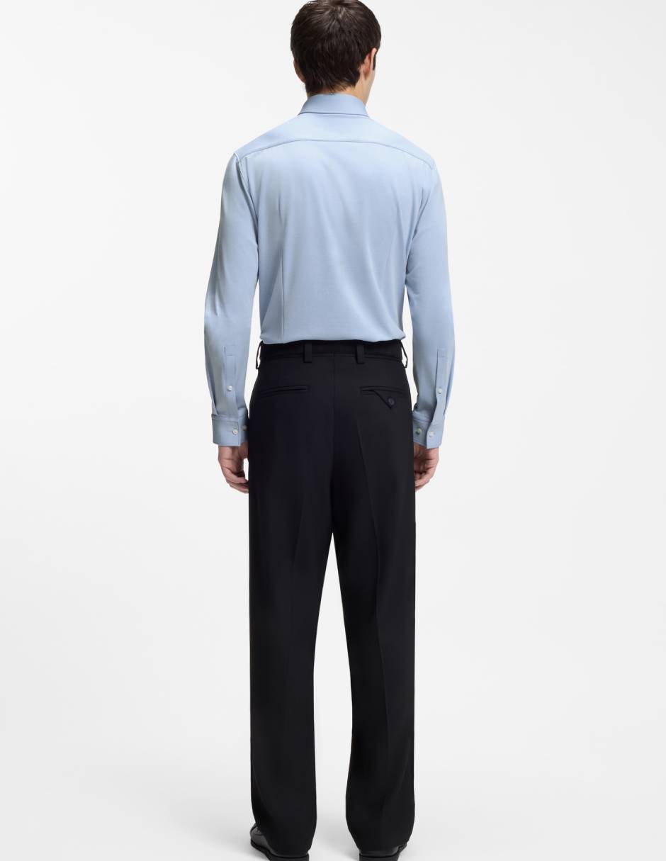 Camisa casual Hugo de algodón manga larga para hombre