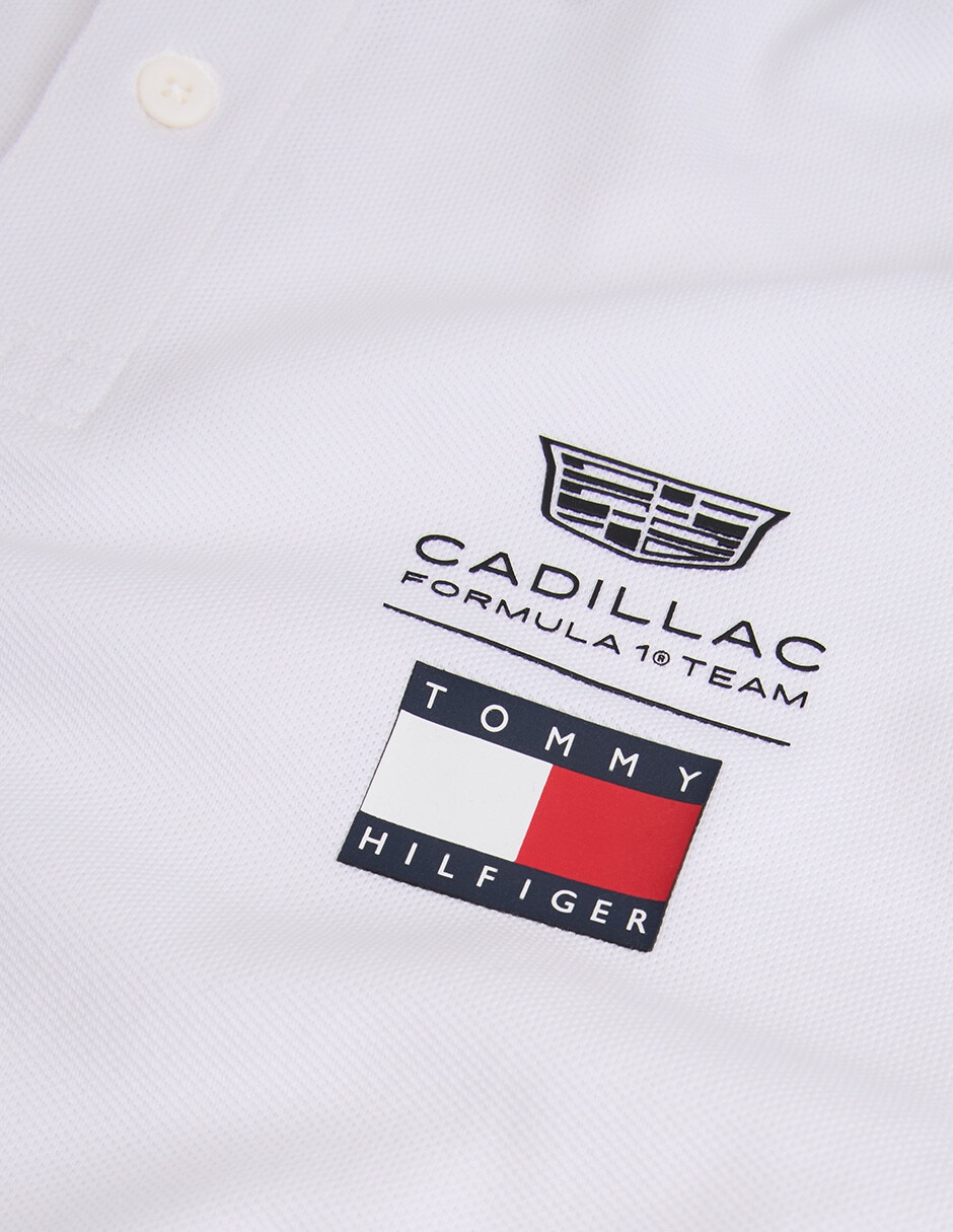 Playera tipo polo Tommy Hilfiger Cadillac F1 Co Branded para hombre