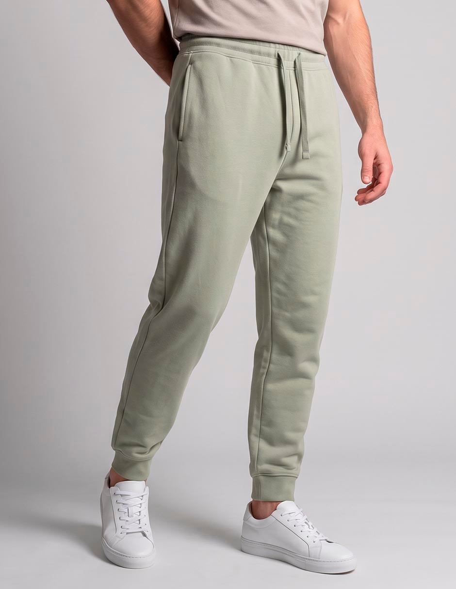 Pants slim con jareta para hombre