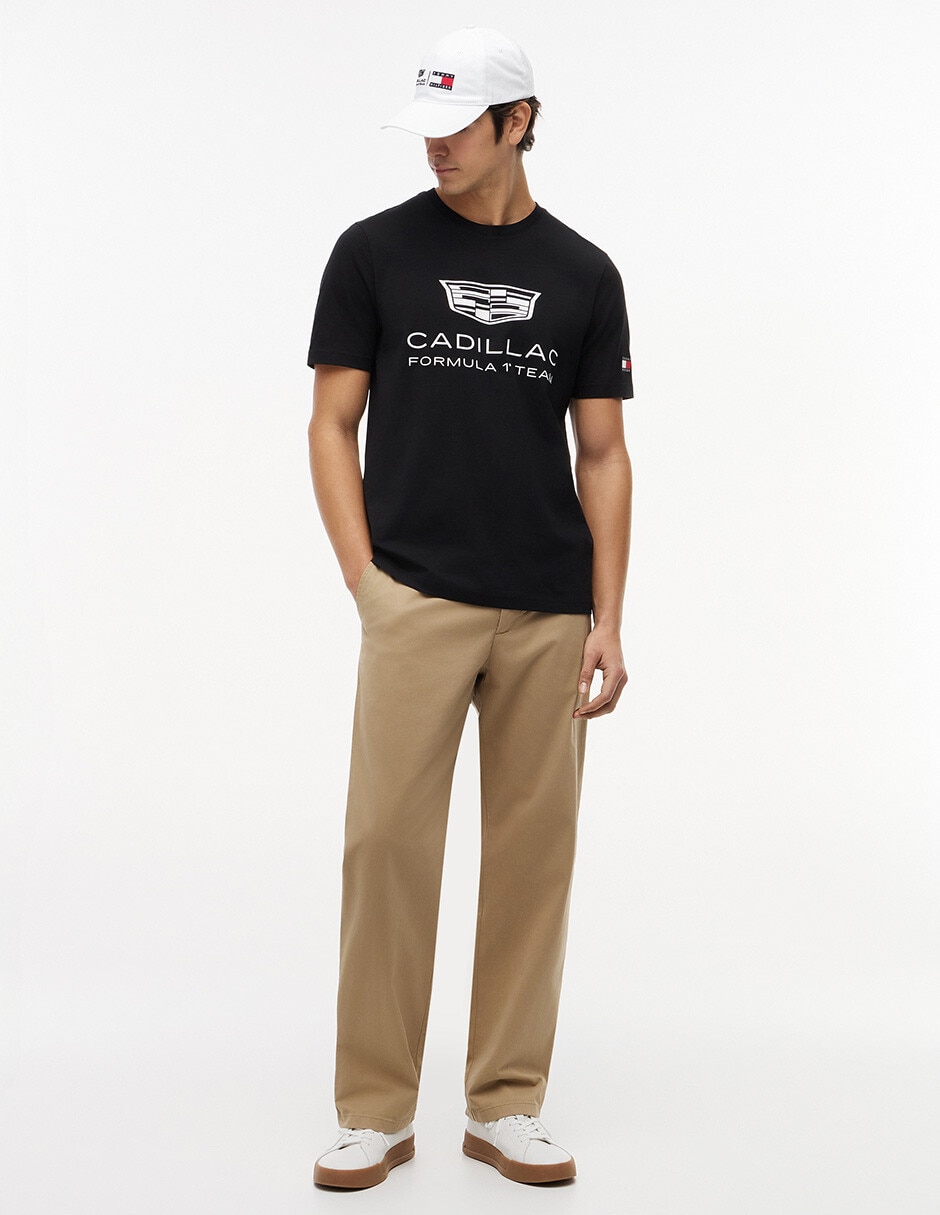 Playera hilfiger cadillac f1 co-branded cuello redondo para hombre 3