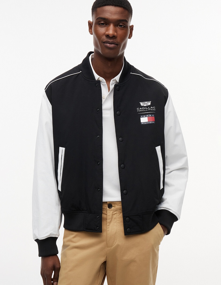 Chamarra casual Tommy Hilfiger Cadillac F1 Co Branded para hombre
