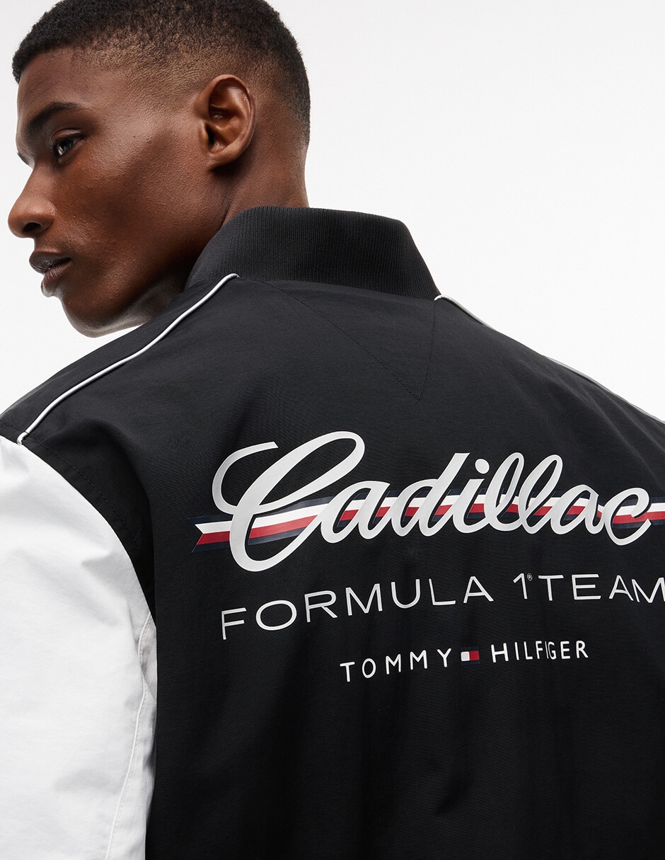 Chamarra casual Tommy Hilfiger Cadillac F1 Co Branded para hombre