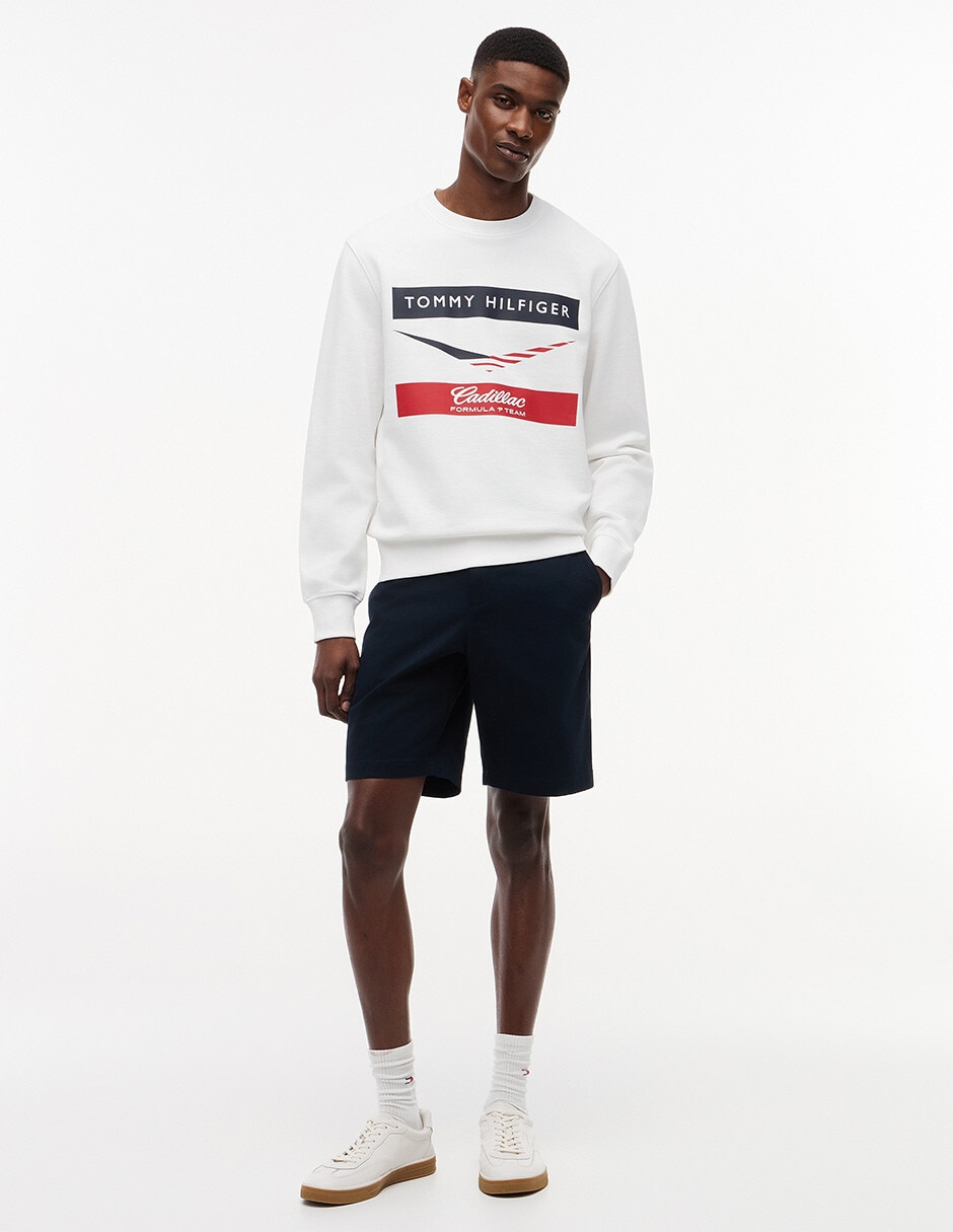 Sudadera Tommy Hilfiger Cadillac F1 Chevron para hombre