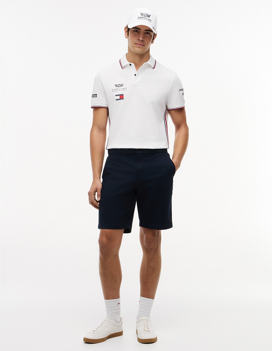 Playera tipo polo cadillac f1 réplica para hombre 4