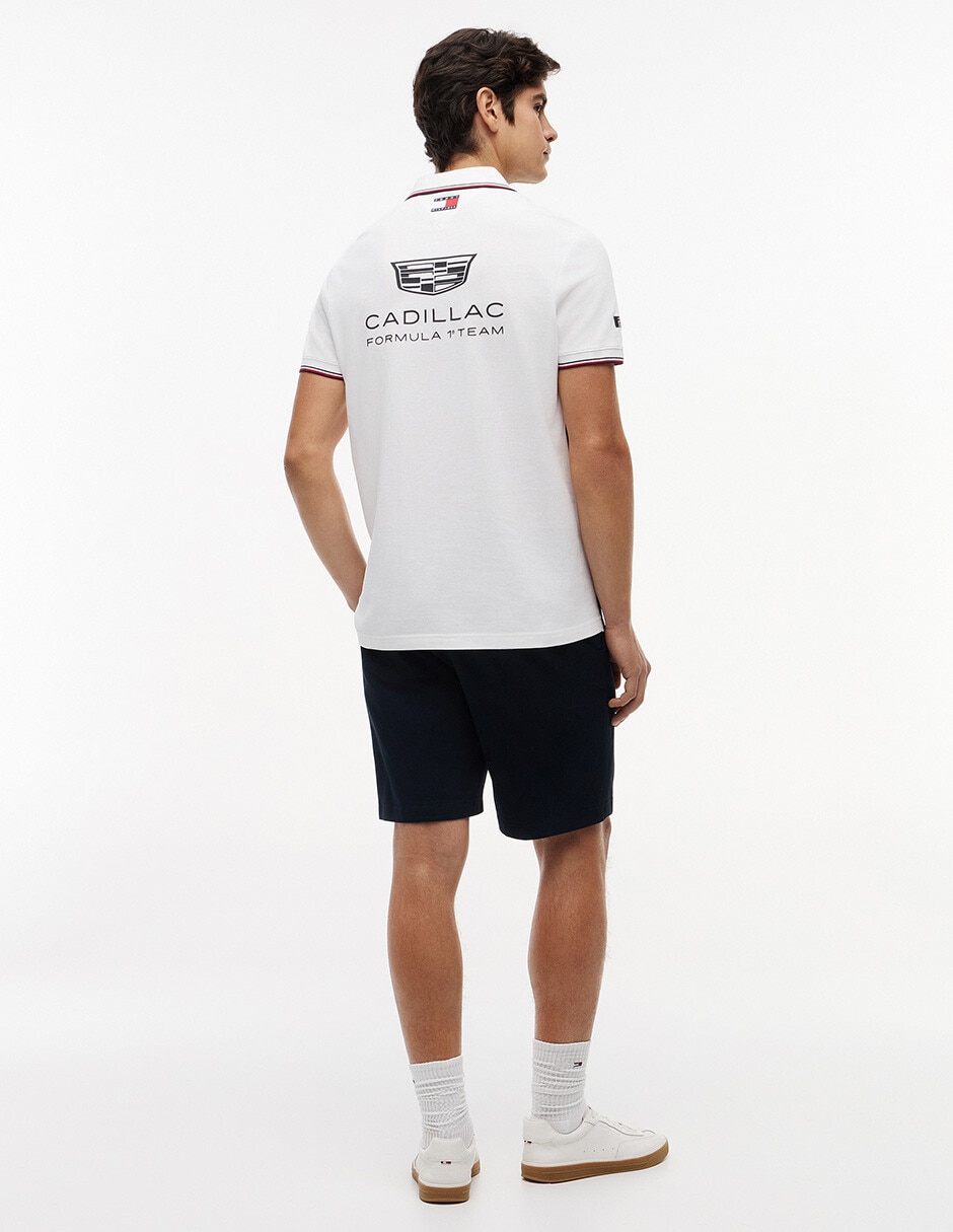 Playera tipo polo cadillac f1 réplica para hombre 2