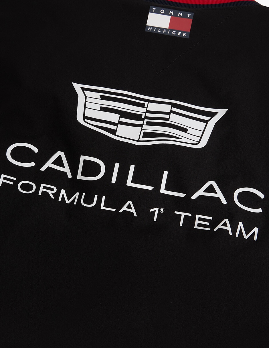 Chamarra casual Tommy Cadillac F1 Réplica con bolsillos para hombre