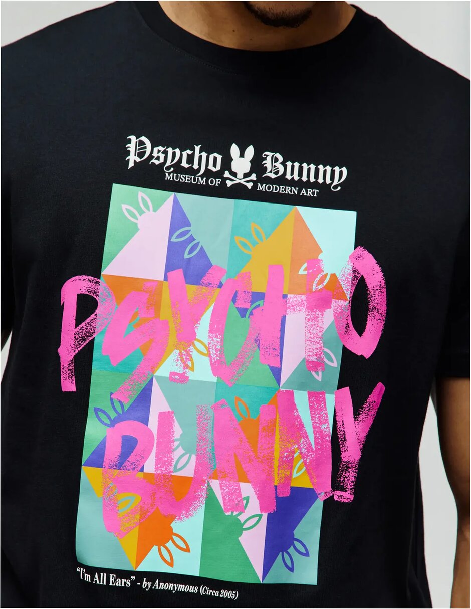 Playera Psycho Bunny Fd25 cuello redondo para hombre 3