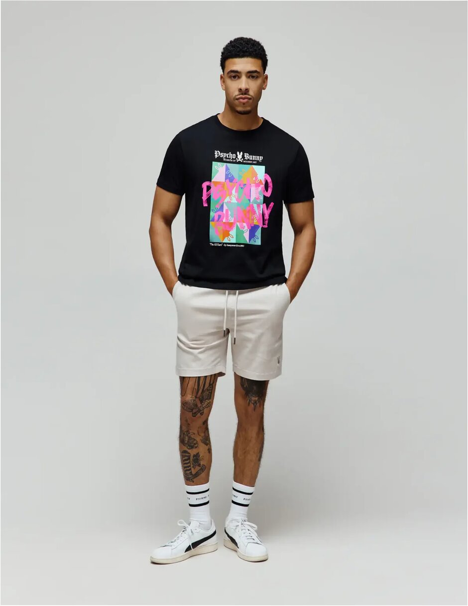 Playera Psycho Bunny Fd25 cuello redondo para hombre 4