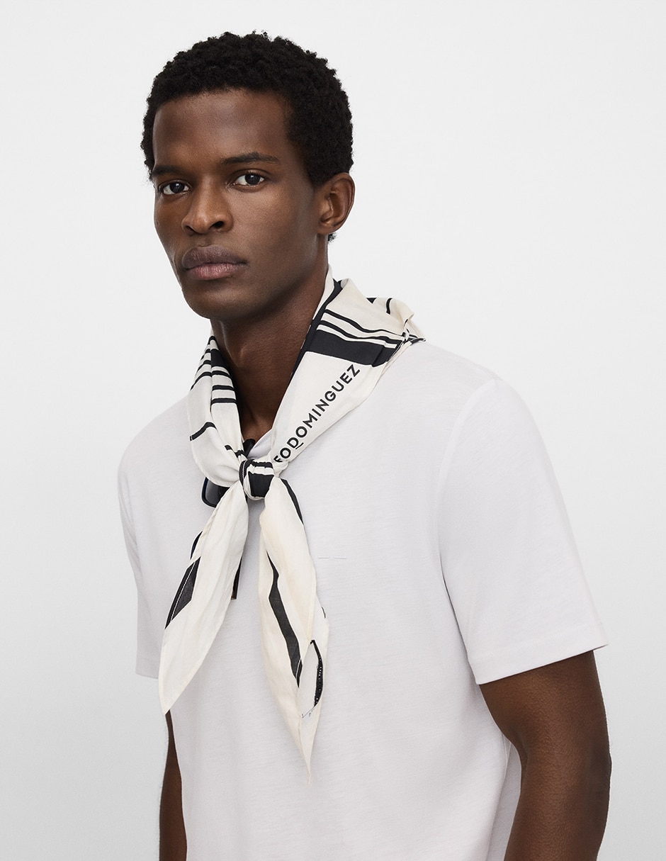 Playera Adolfo Dominguez cuello redondo para hombre