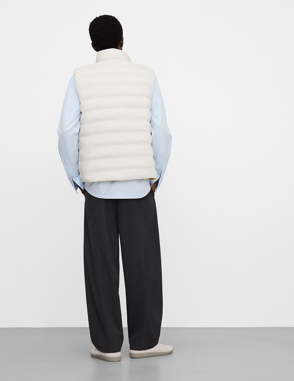 Chaleco Adolfo Dominguez reversible resistente al agua para hombre