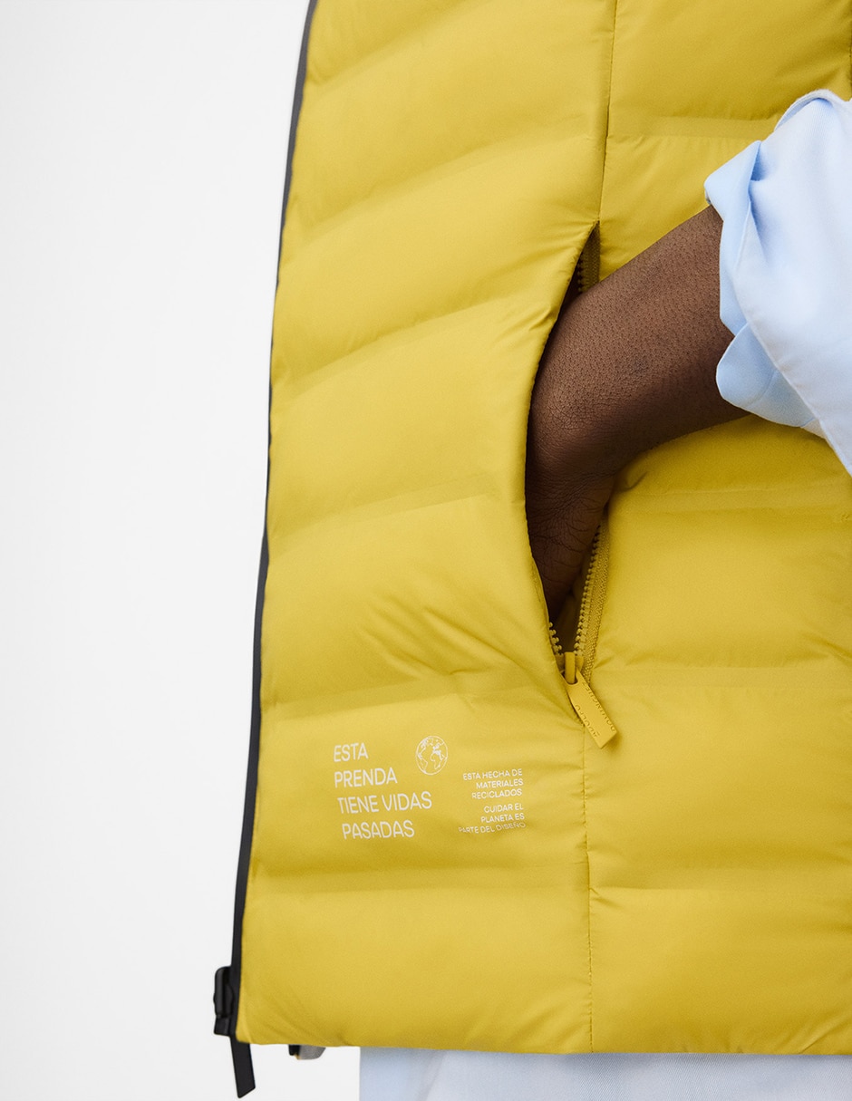 Chaleco Adolfo Dominguez reversible resistente al agua para hombre