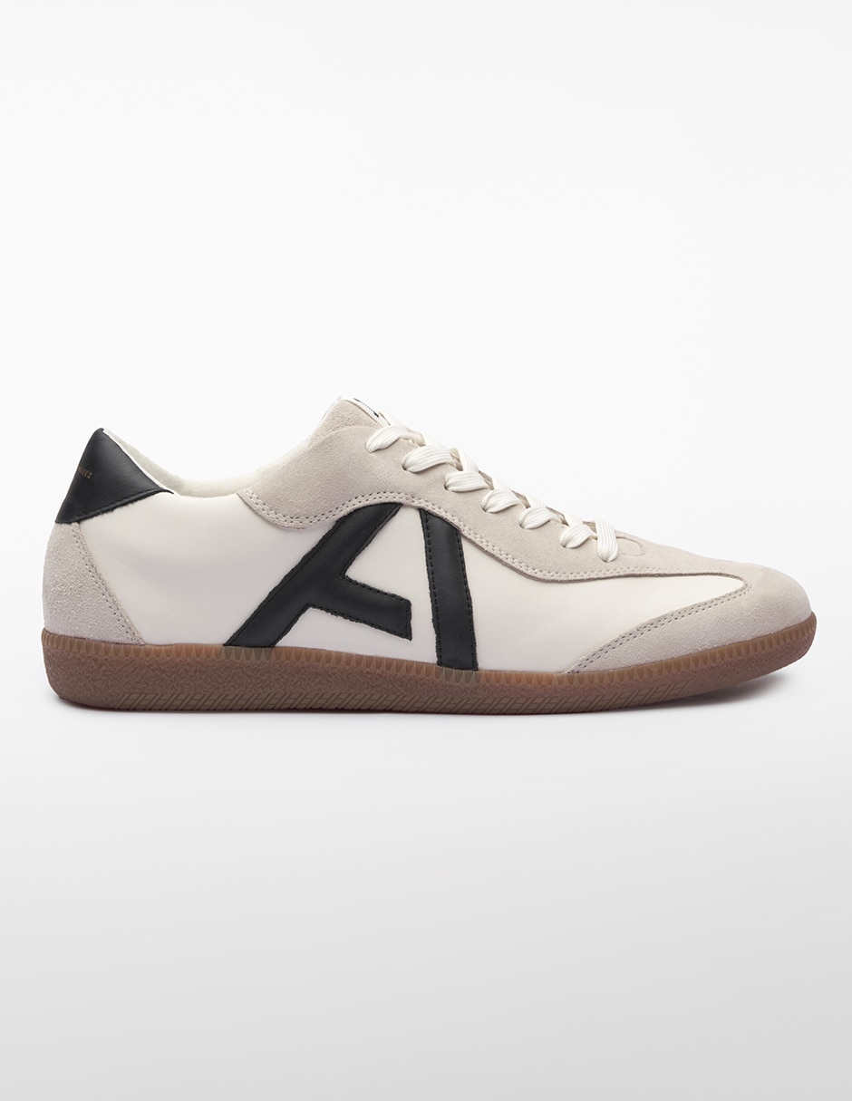 Tenis de piel para hombre